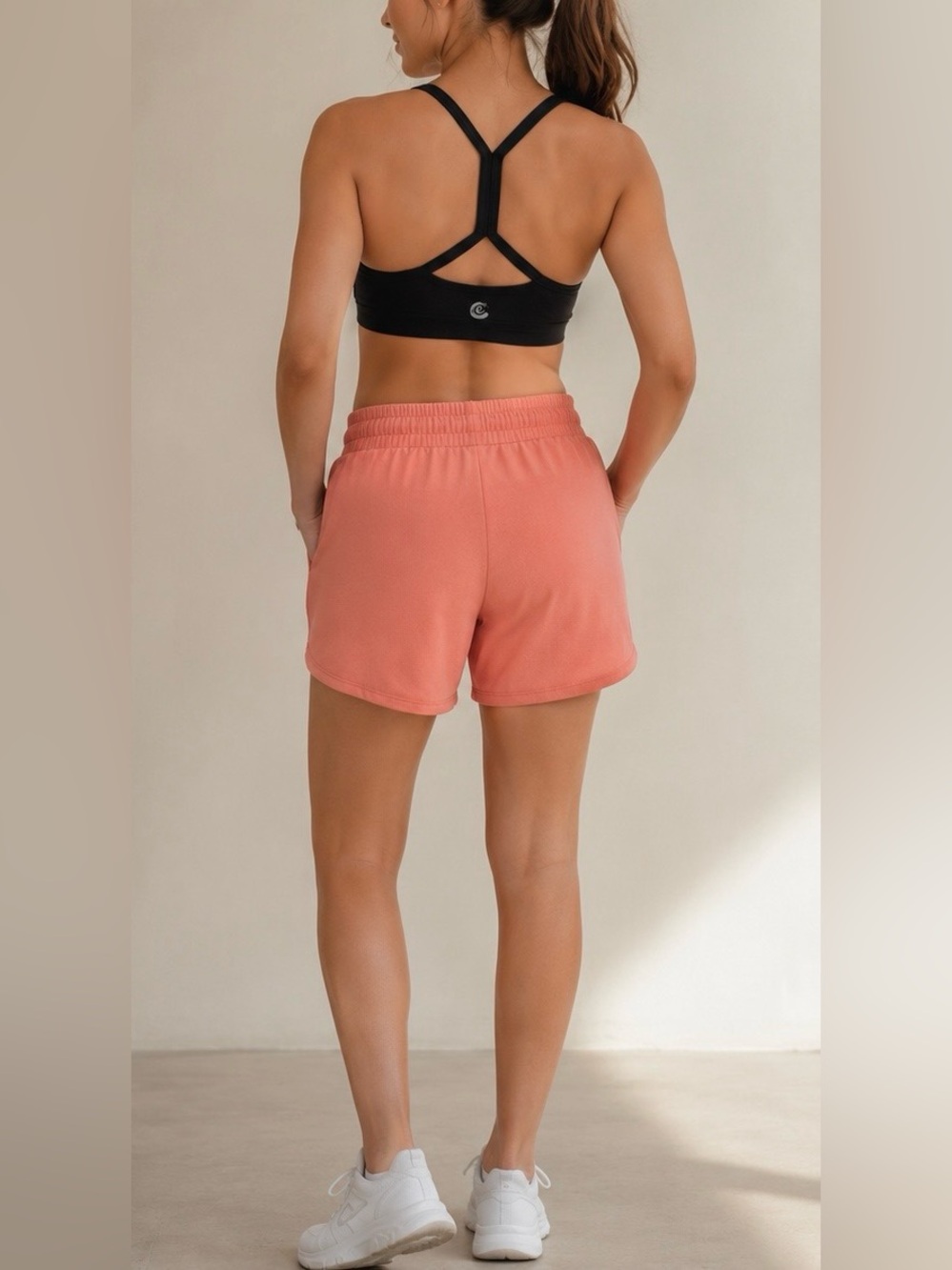 Johnny Was Calme Endurance Sports Black Bra Size S